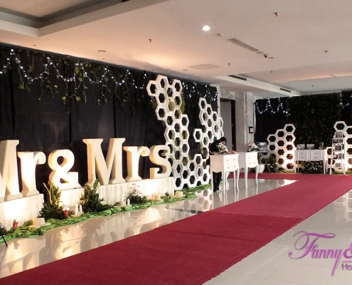 Dekorasi Tema Hexagon 01