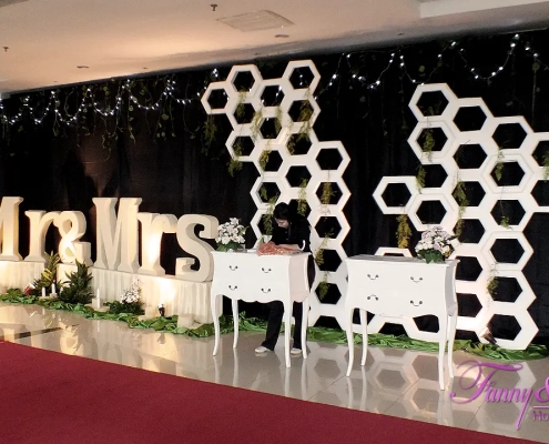 Dekorasi Tema Hexagon 02