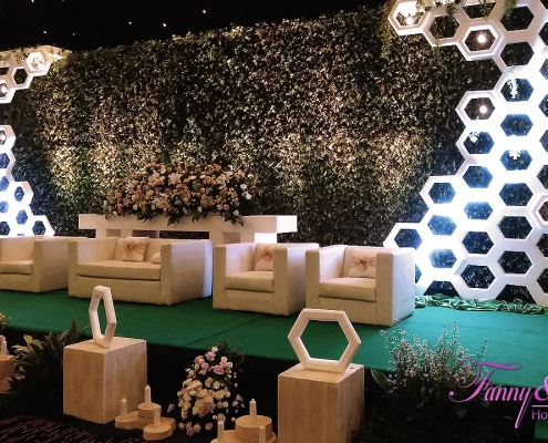 Dekorasi Tema Hexagon 13