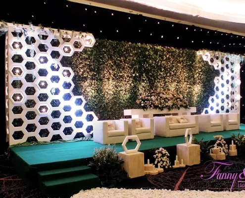 Dekorasi Tema Hexagon 14