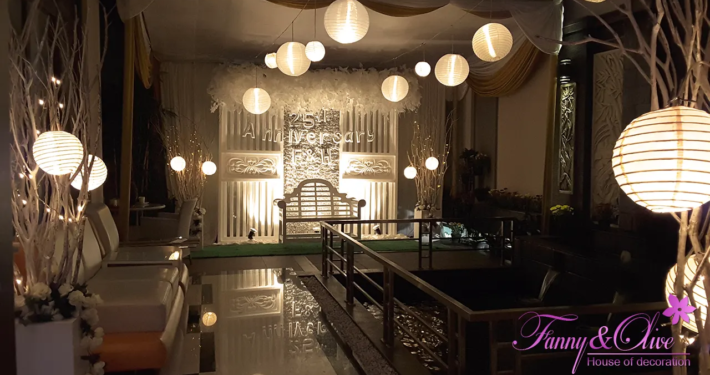 Dekorasi Ulang Tahun Penikahan ke 25 4