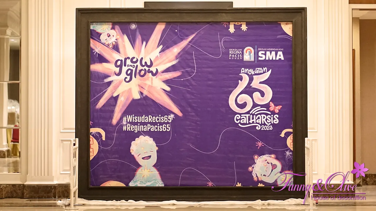 Dekorasi Wisuda Sekolah SMA Regina Pacis 2